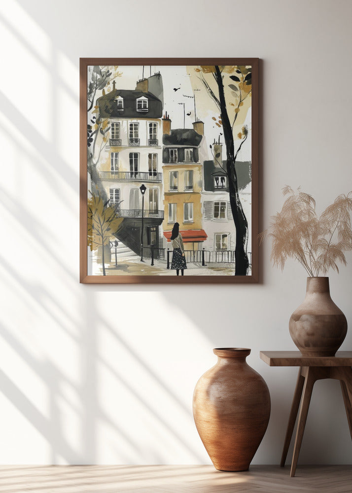 Paris  Watercolor Digital Painting (2)