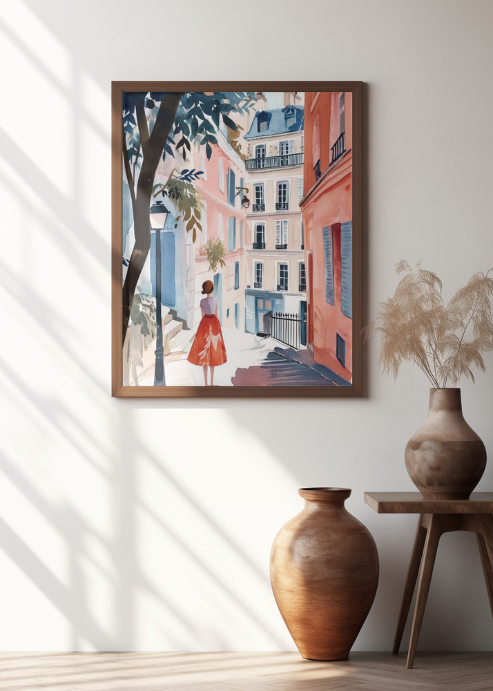 Paris  Watercolor Digital Painting (3)