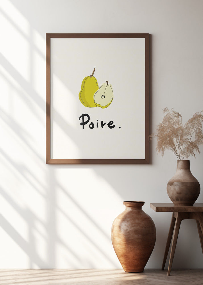 Modern French Fruits Collection "Pear / Poire"