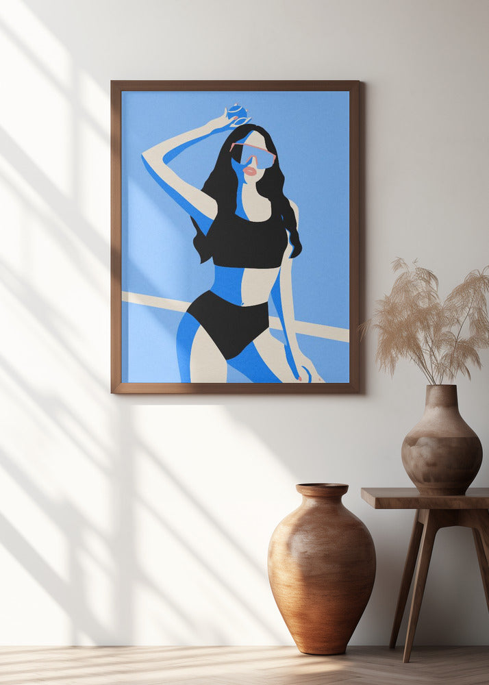 Blue Sport Girl