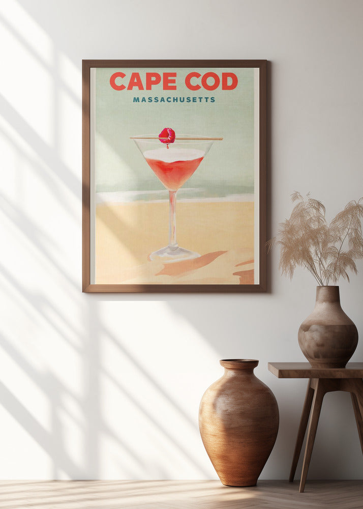 Cape Cod Cocktail Tall Poster