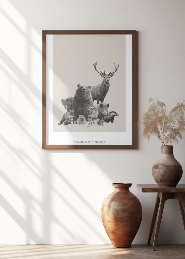 Bird and Forest Animals