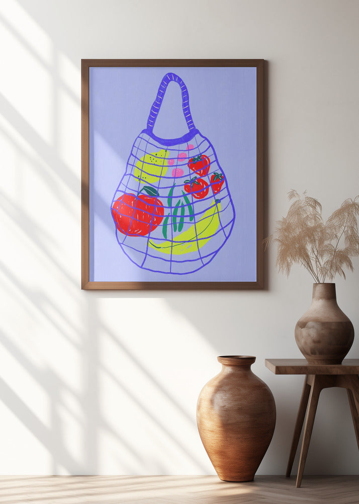 Shopping bag Blue