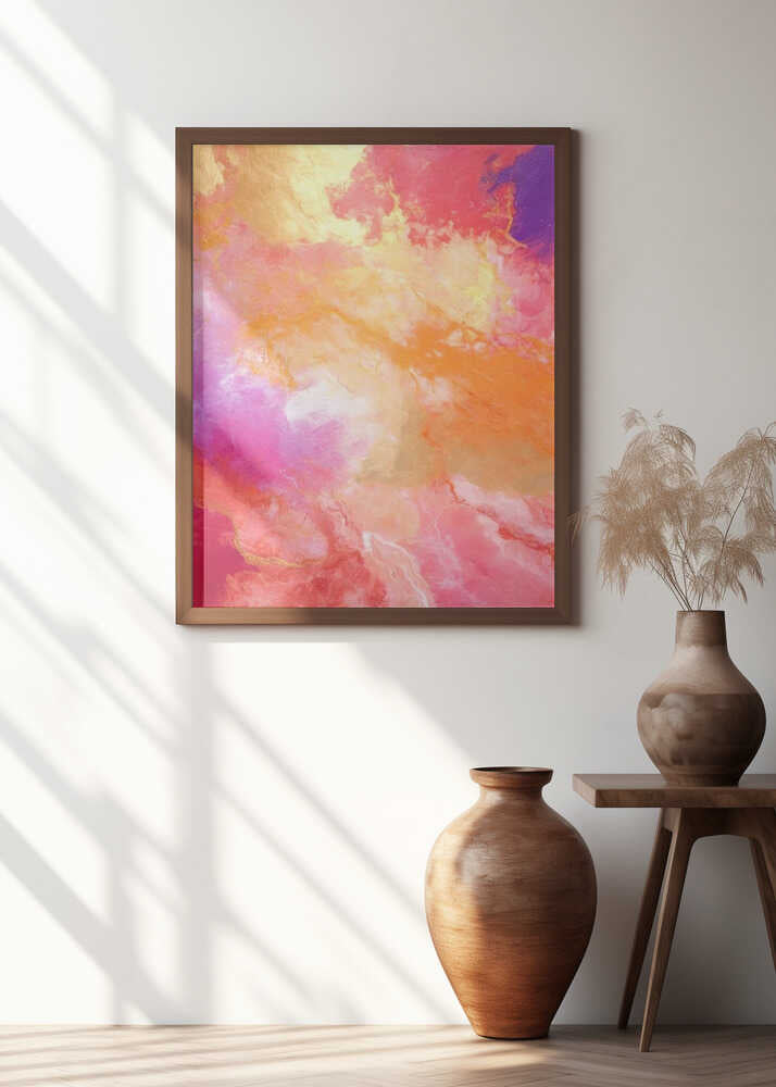 Radiant Hues and Golden Glow