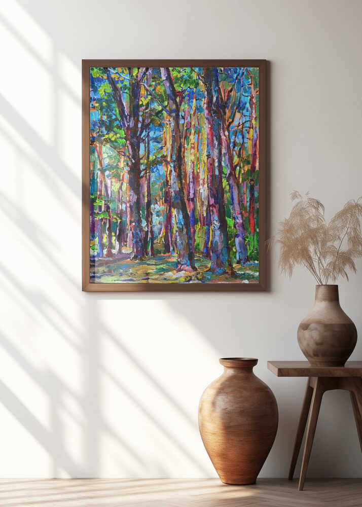 Oaks and pines