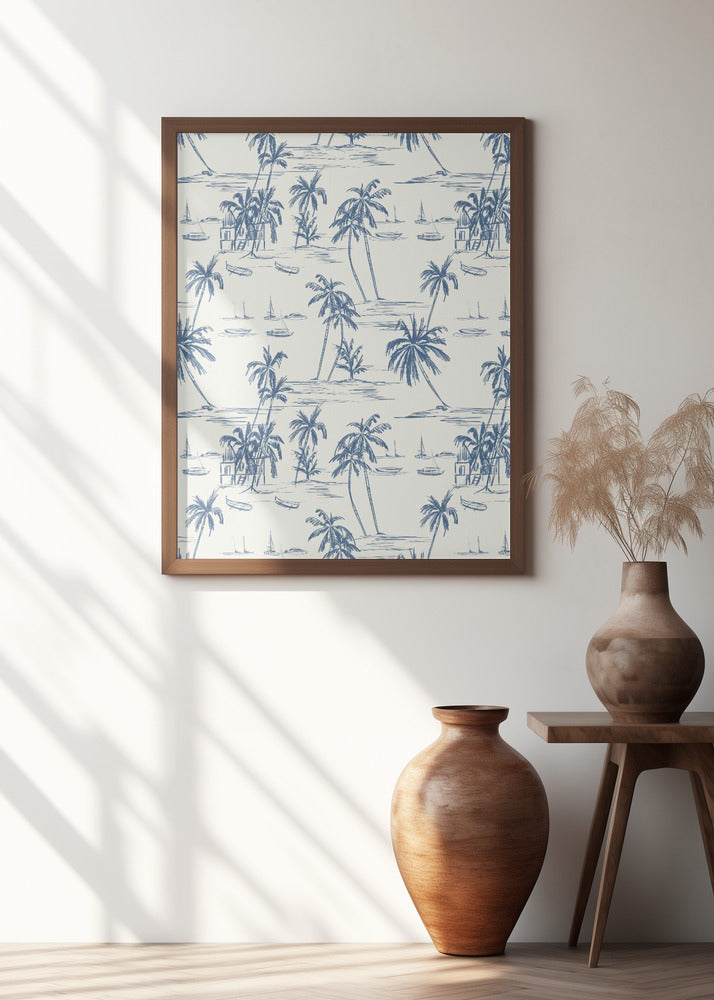 Blue Beach Pattern