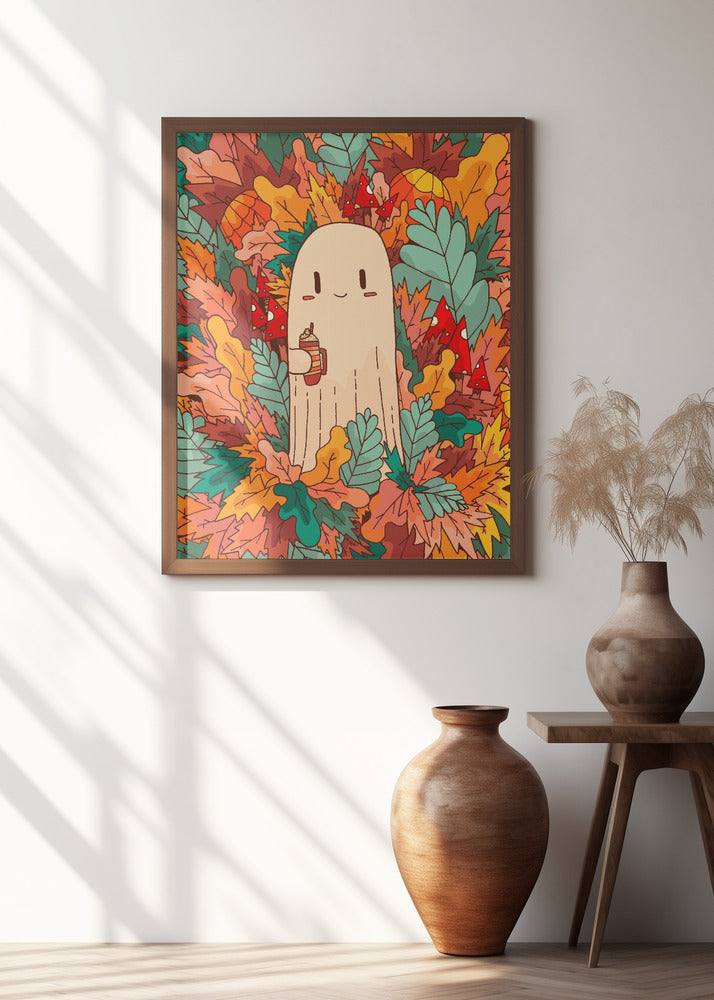 A ghost and coffee