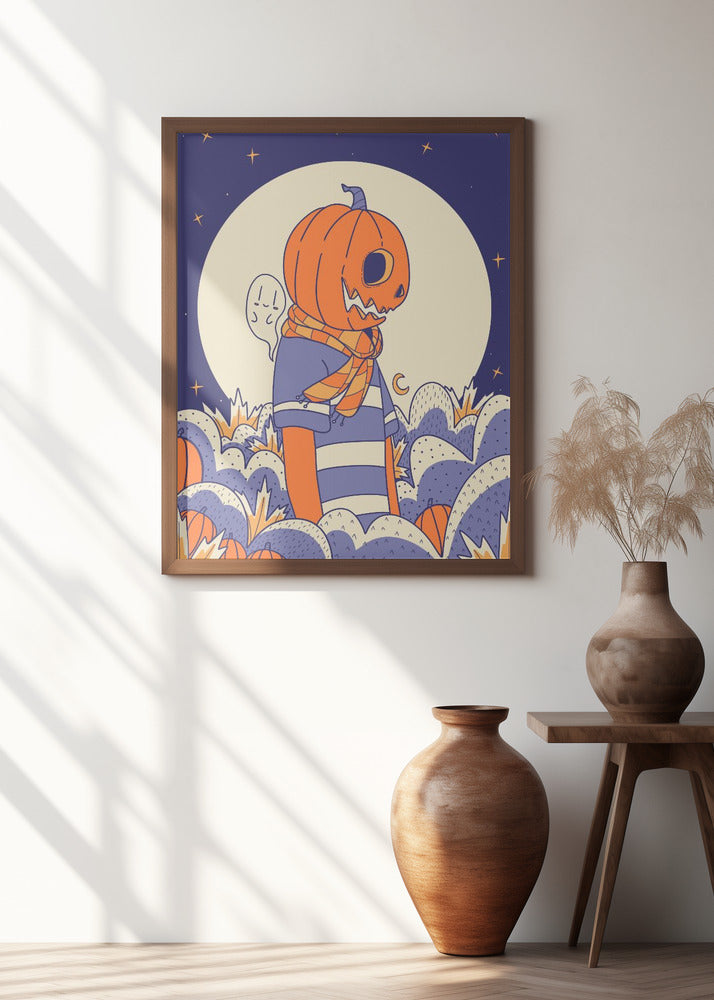 Pumpkin and ghost