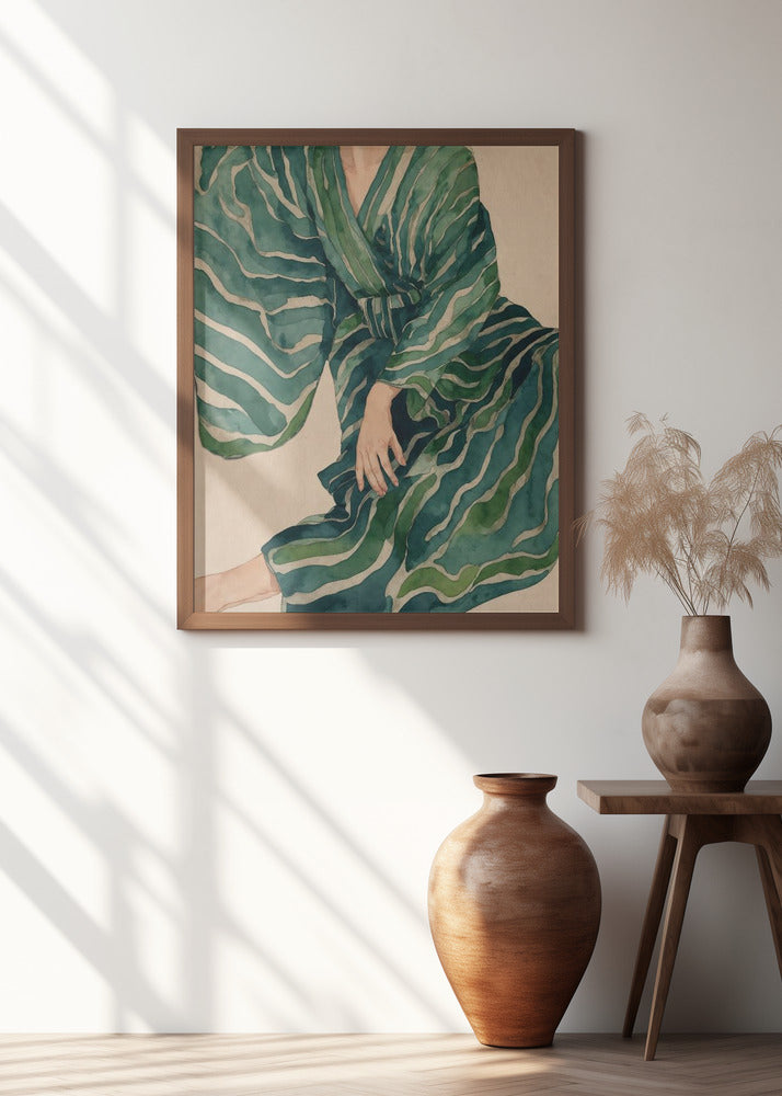 Green Kimono Flow