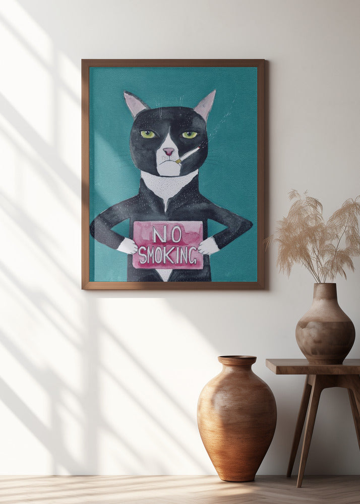 Smoking cat