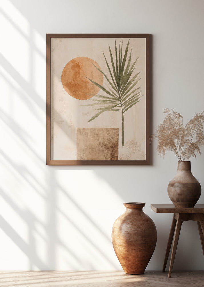 Sunset Palm Silhouette