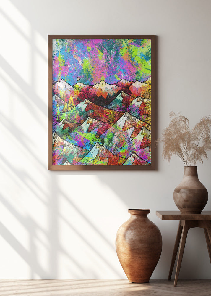 Painted peaks