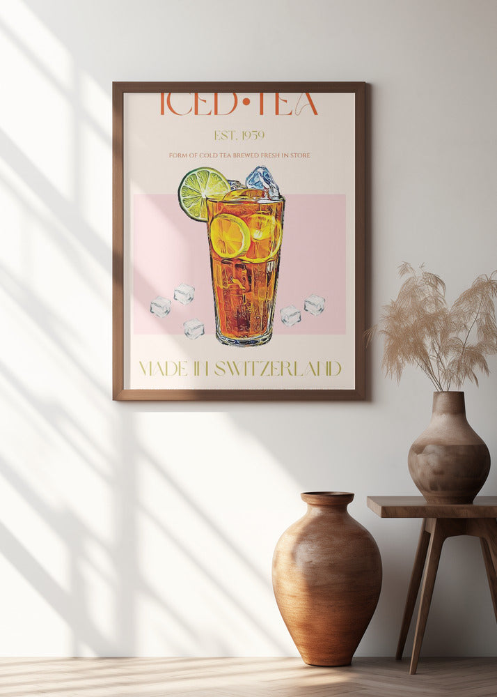 Refreshing Glass of Iced Tea