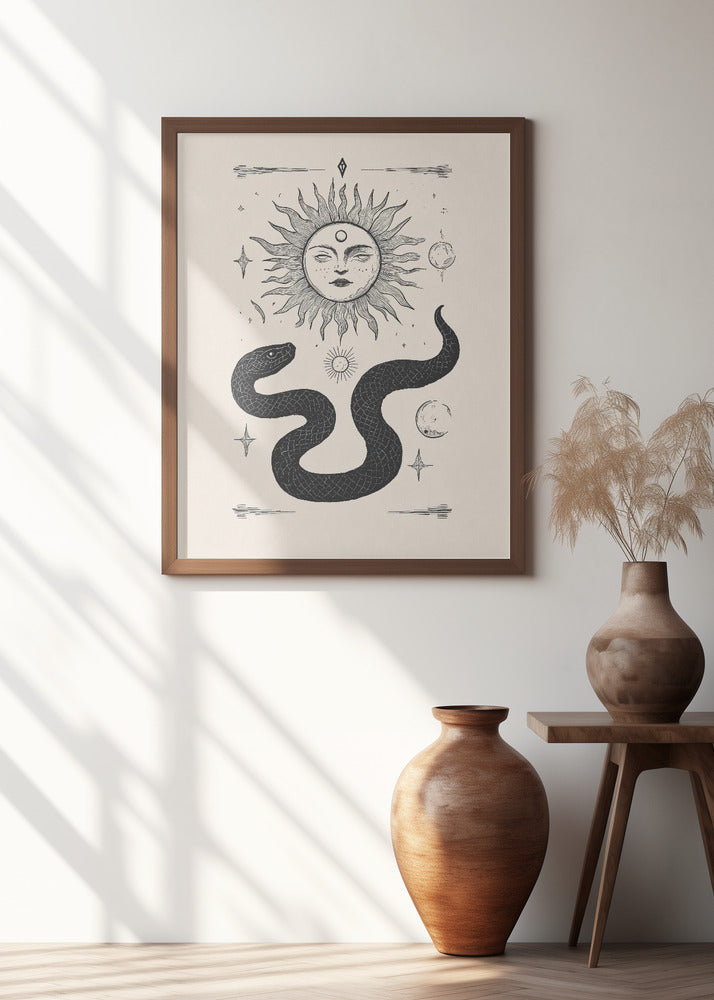 Tarot Snake Beige