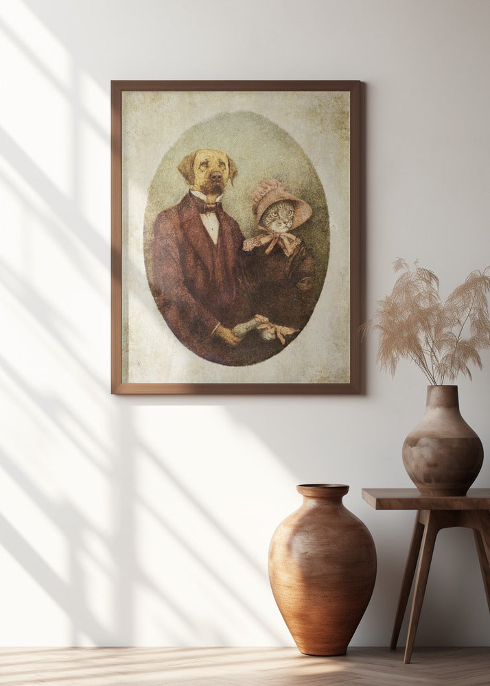 Victorian-style Portrait Couple