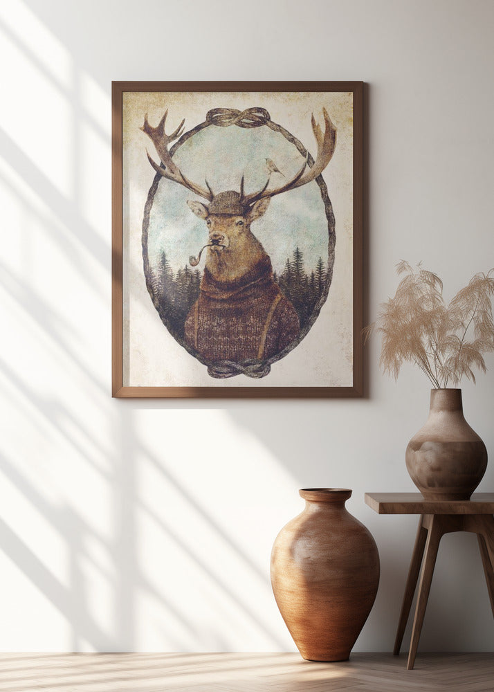 Deer Dressed In Cozy Attire