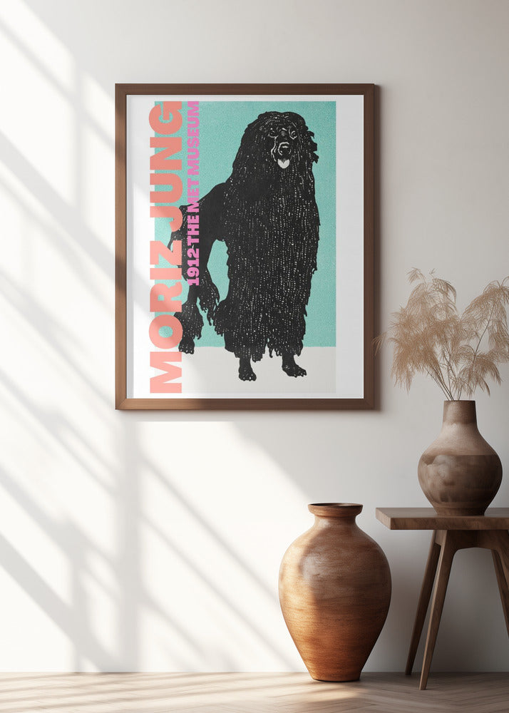 Stylized Black Dog