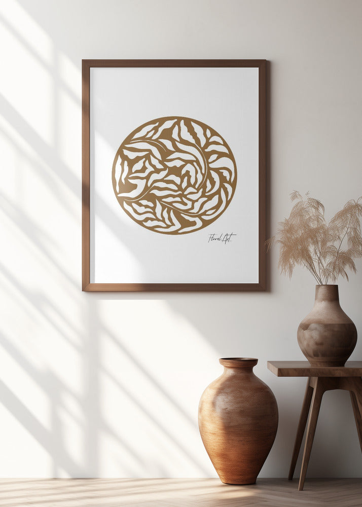 Leafy Whirl Circle