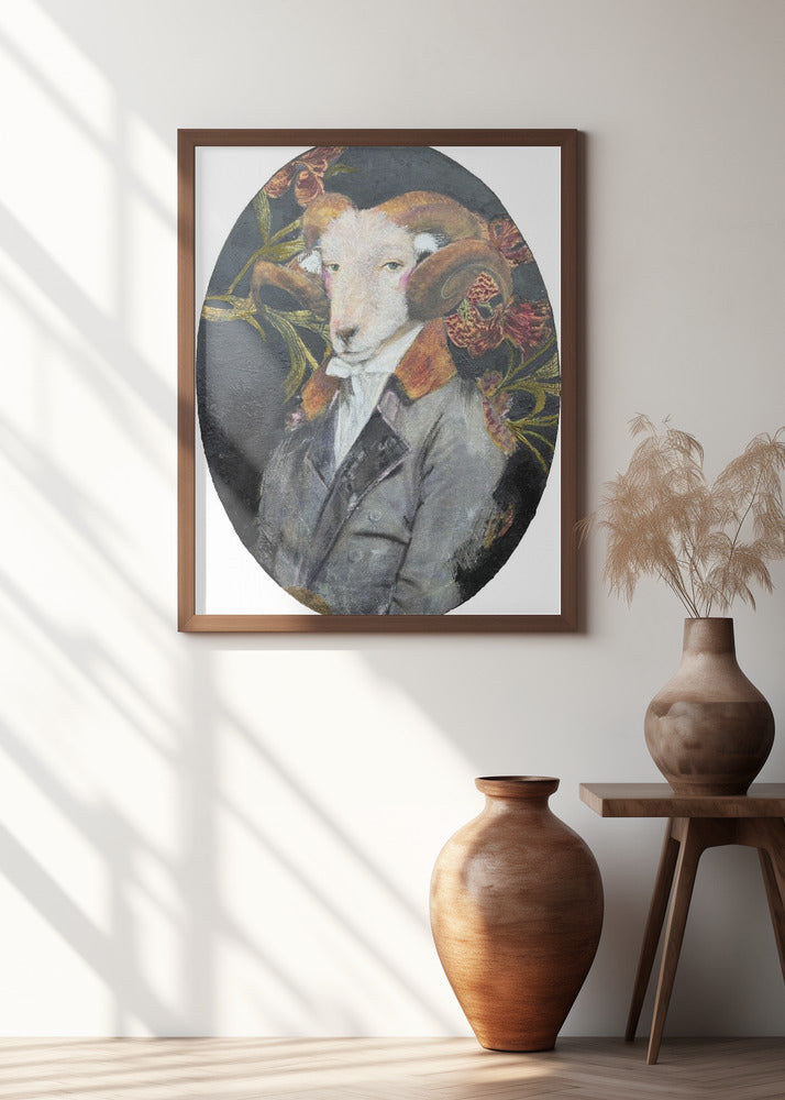 Regal Ram Portrait