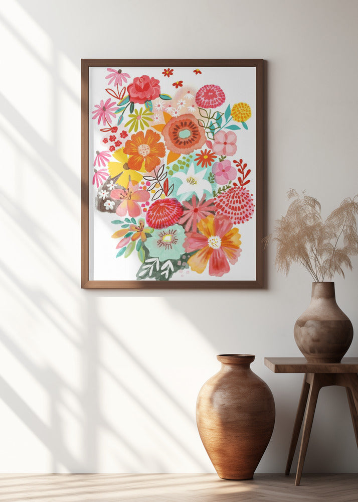 Summer Garden In Full Bloom