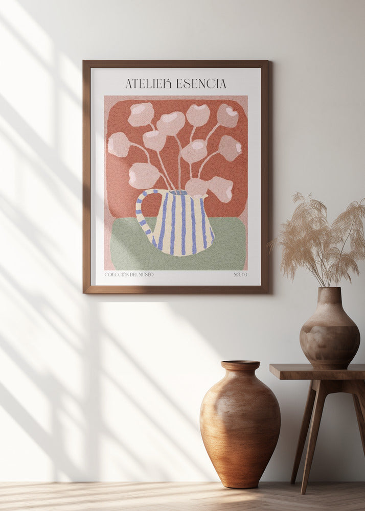 Striped Vase Blooms