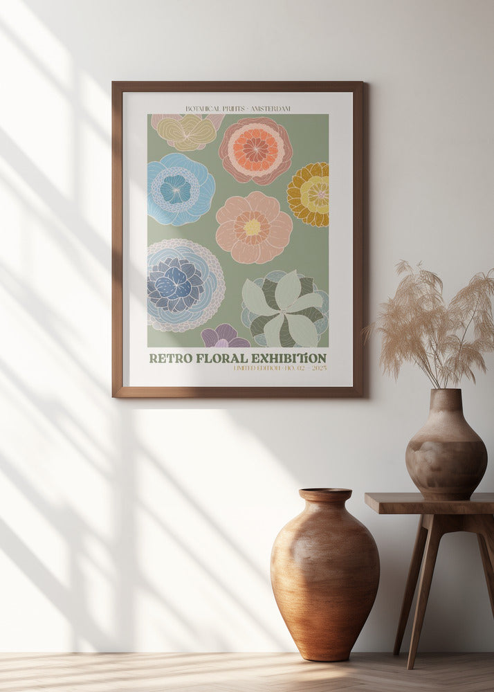 Vintage Flower Burst