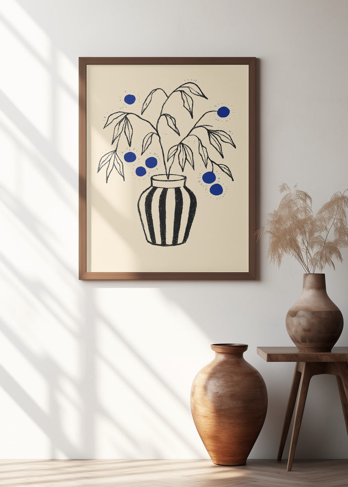 Striped Vase Bloom