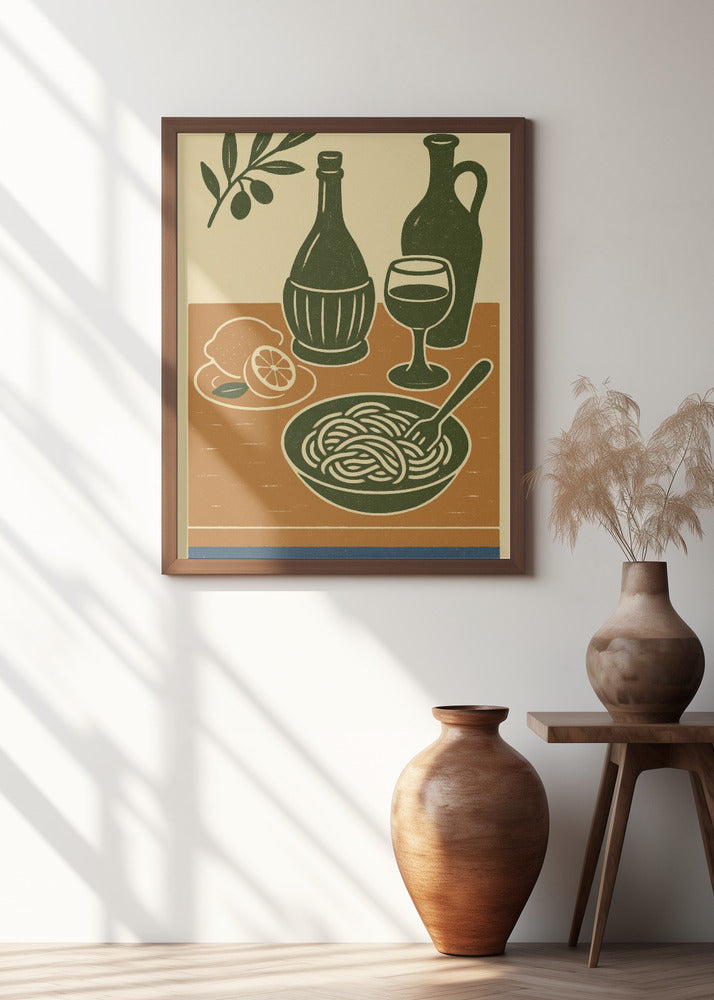 Italian Feast Scene