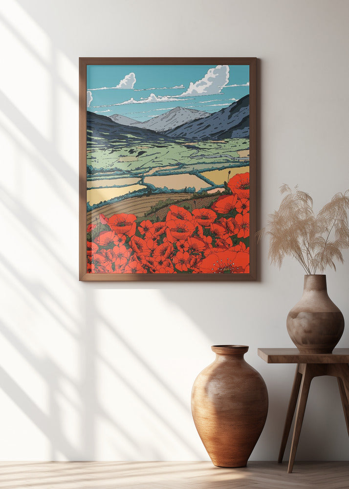 Poppies In The Valley
