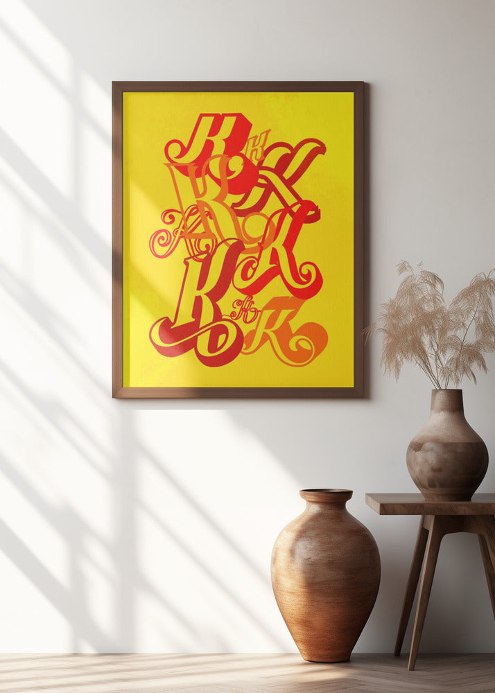 Vibrant Letters Dance