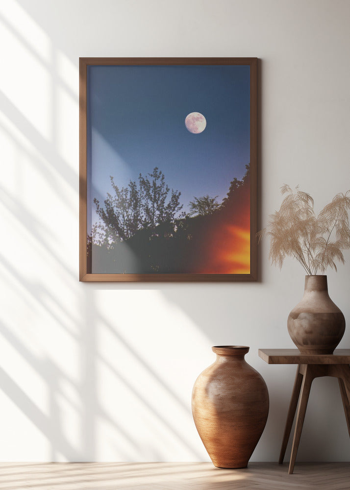 blue hour burning