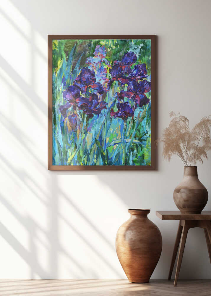 Irises in the Morning Light