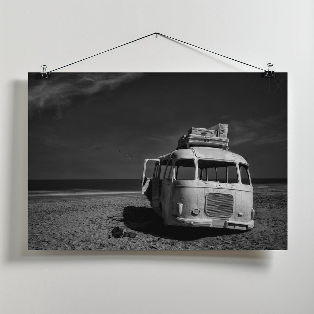 Art Prints of Beached Bus