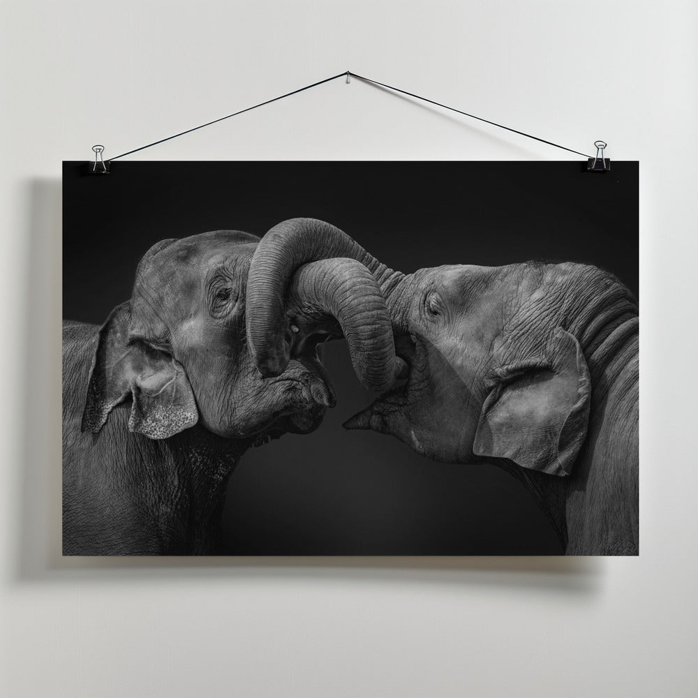 Art Prints of Exchange greeting