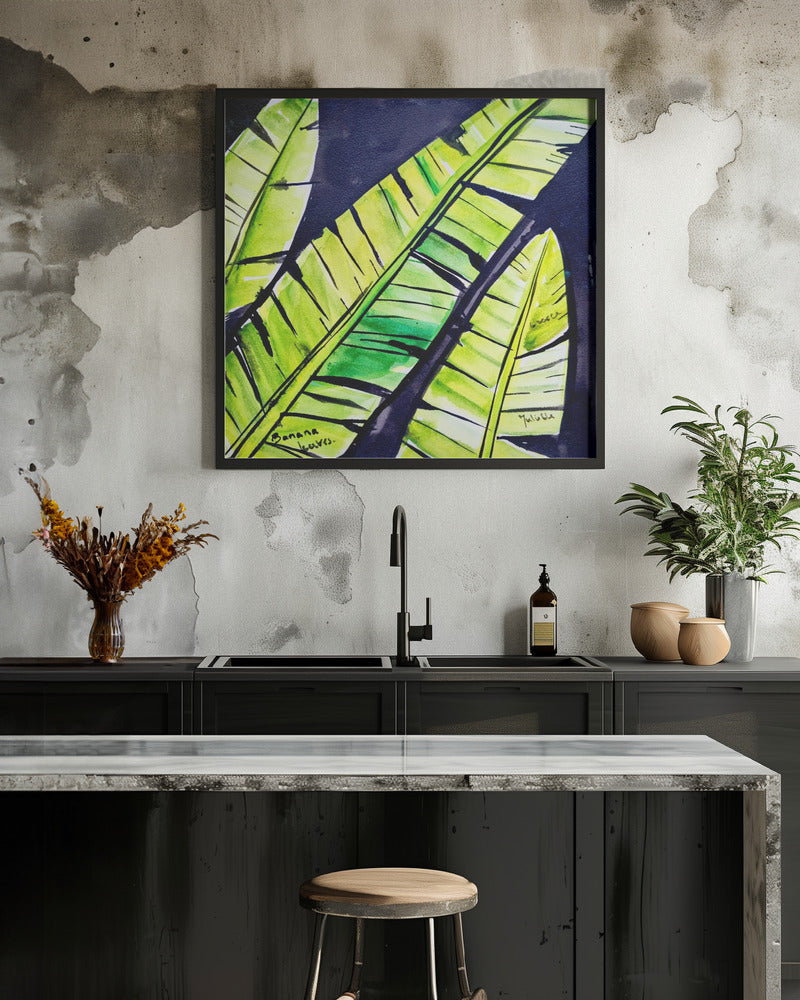 Banana leaves