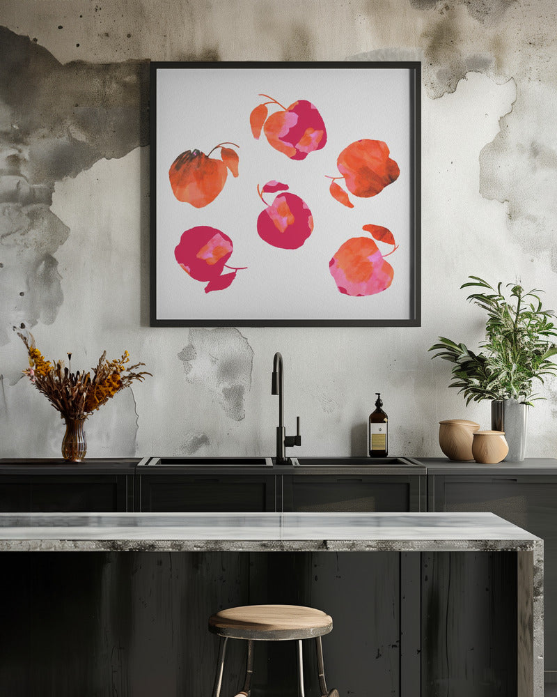 Apple  Chiffon Pink Orange