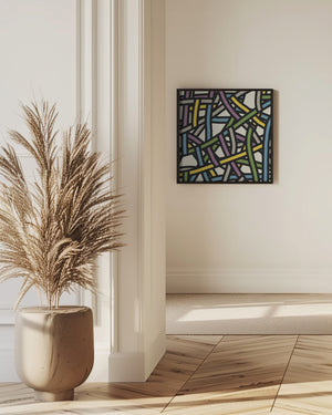 Art Prints of Color full ribbon pattern 02