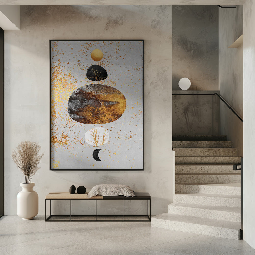 Art Prints of Sun And Moon