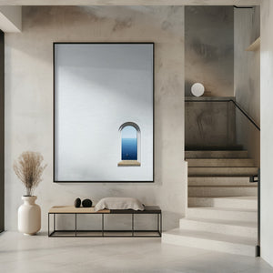Art Prints of Ocean view white