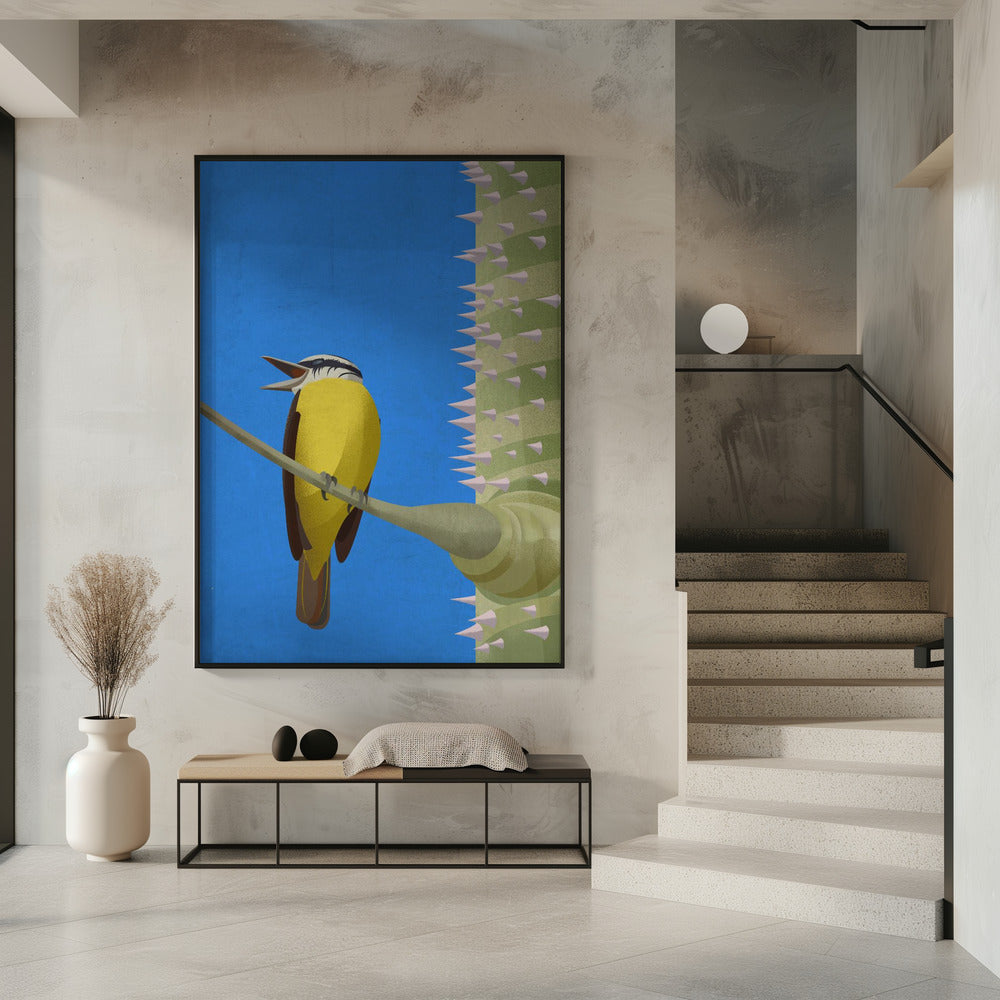 Canvas Art Print Benteveo