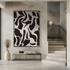 Art Prints of Beige And Brow Animal Pattern