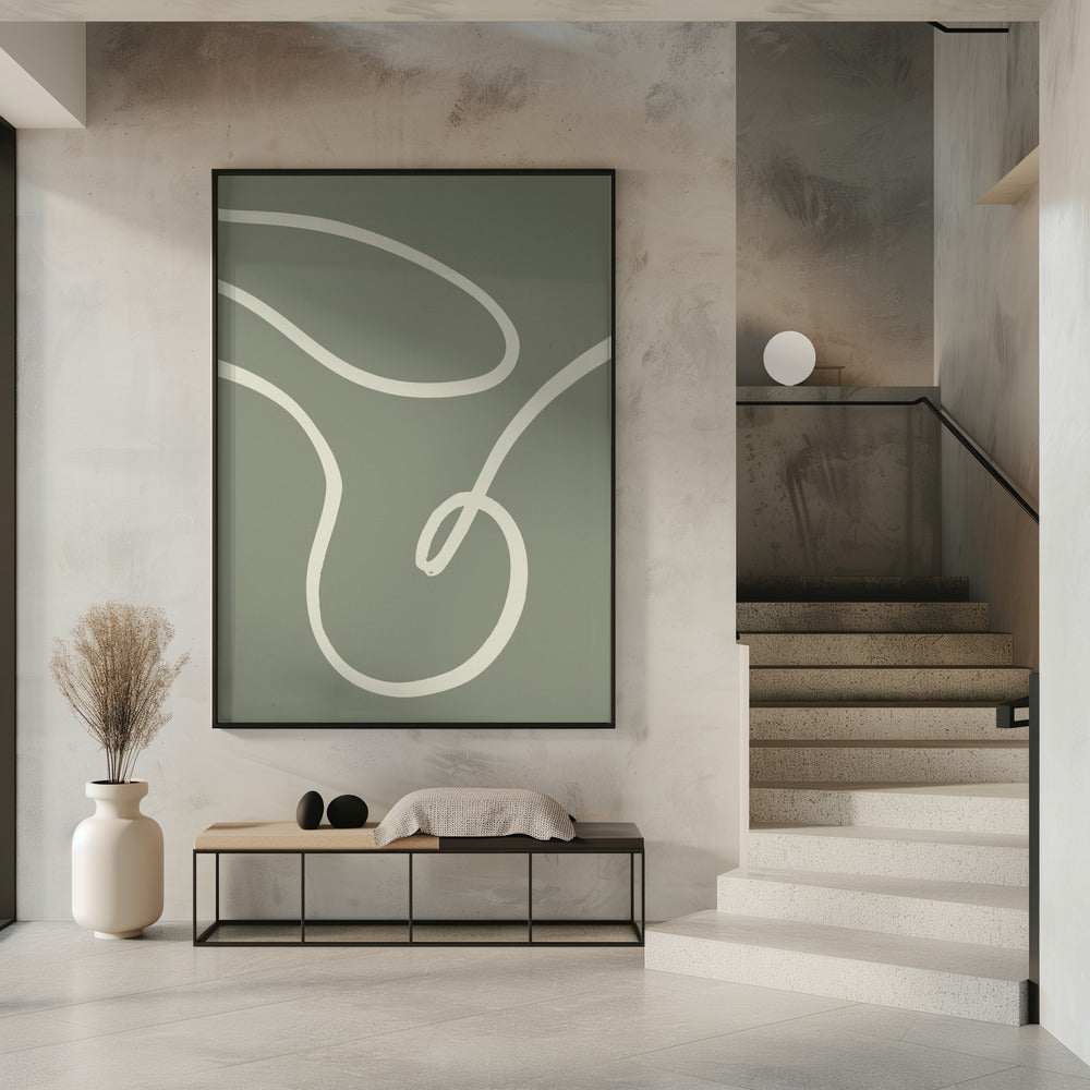 Art Prints of Green Line 03