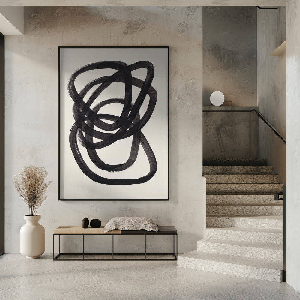 Art Prints of Ink Spiral Rings