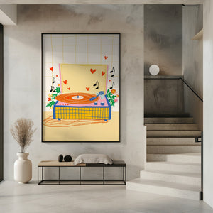 Art Prints of Vinyl love