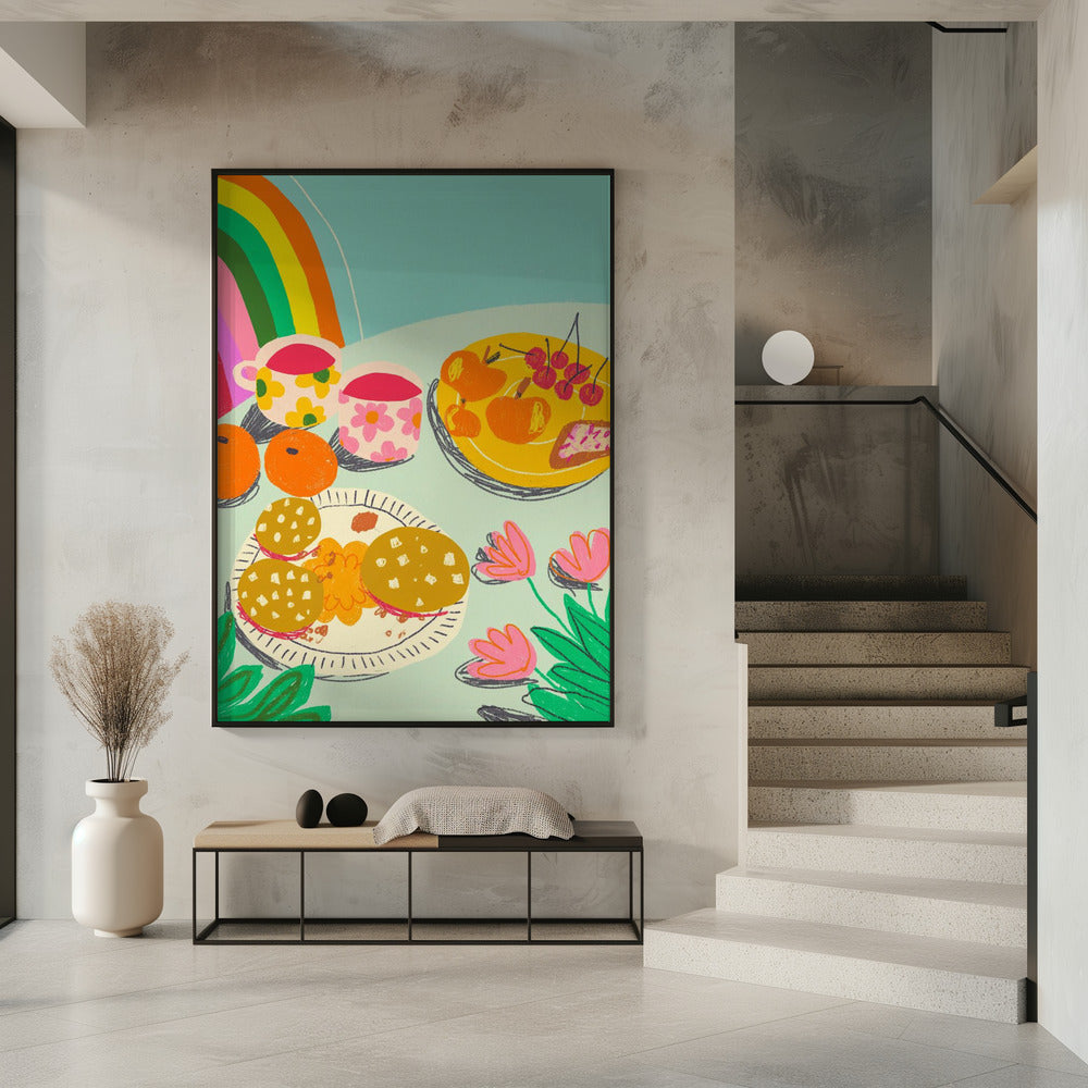 Art Prints of Cherry tea