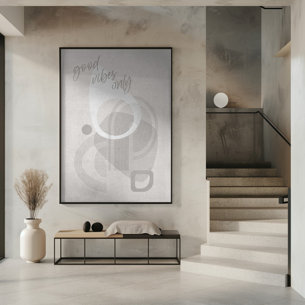 Art Prints of Mid-Century Modern - Good vibes only