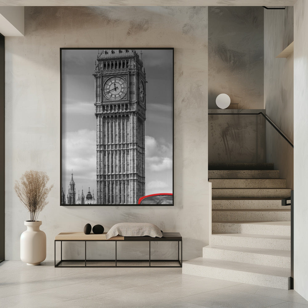Art Prints of Elizabeth Tower | Vertical Panorama