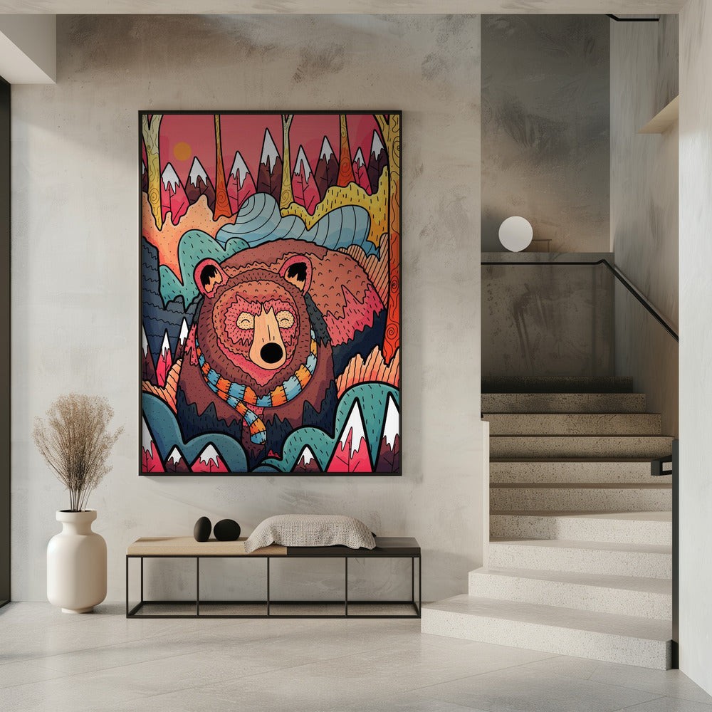 Winter Bear Forest