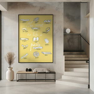 Art Prints of The Secret To Life Is Pasta