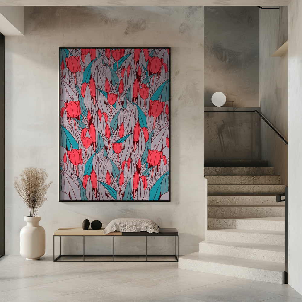 The Red Tulips